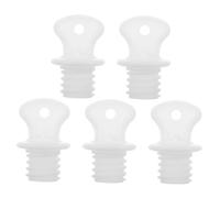 POPETPOP 5 pièces Bouchons de Bouillotte Étanches Caoutchouc Lot pour Sacs Eau Chaude et Bouteilles Remplaçants Pratiques et Sécurisés Design Minimaliste et Matériau Durable