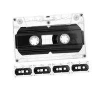 POPETPOP 5 Pièces Cassette Audio Vierges Enregistrables pour Paroles Musique avec Clair pour Projets DIY Enseignement et Messages Vintage