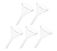 POPETPOP 5 pièces Funnel Verre pour Chimie Analytique Entonnoir Solide Triangulaire Outil et Réutilisable pour Chimiques