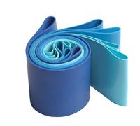 POPETPOP 5 Pièces Lot de Bandes de Résistance, Sangle de Résistance et Bande de Traction en Silicone Bleu, pour Yoga et Étirements, Aide à Maîtriser Les Postures Difficiles