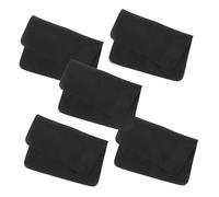 POPETPOP 5 pièces Lot de Chiffons Microfibres pour Lunettes et Écrans Essuie-verres sans Trace Réutilisables Antistatiques Compacte Nettoyage Délicat pour Verres Téléphones et Appareils