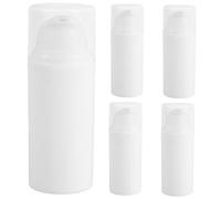 POPETPOP 5 pièces Lot de Flacons Distributeurs de Lotion avec Pompe Pressable Bouteilles de Voyage Rechargeables pour Cosmétiques Protection Anti-fuites et Maintien Fraîcheur