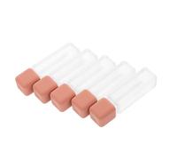 POPETPOP 5 pièces Lot de Tubes Vides pour Gloss à Lèvres Flacons Rechargeables pour Soin des Lèvres DIY Mini Tubes Compacts avec Pinceau Format Voyage Pratique