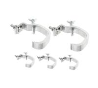 POPETPOP 5 Pièces Pince de Lumière de Scène Aluminium Antirouille Crochet Robuste pour Suspension de et Lampes Mobiles Montage Rapide Compatible Tube Usage Professionnel Concerts et
