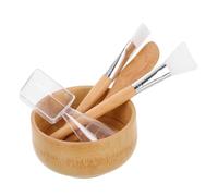 POPETPOP 5 pièces Set Bols Visage et Pinceaux pour Maquillage Cuillère Multifonctionnelle pour Mélanger Masques et Cosmétiques Kit et Portable pour Soins Peau