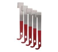 POPETPOP 5 Pièces Set de Outils Apiculture Acier Inoxydable Grattoir Multifonction pour Ruche Lève-cadre Ergonomique Fourchette Décapsuleuse et Levier pour Entretien de Ruches