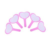 POPETPOP 5 pièces Tableau Blanc Effaçable à Sec Panneaux de Score Forme de Cœur Ardoises Portables et Durables pour Écoles et Évaluations