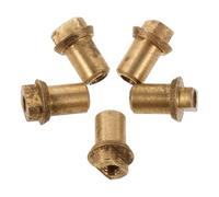 POPETPOP 5 Pièces Vis de Serrage du Cou de Saxophone Pièce de Manche de Saxophone Cuivre Or Réglage Précis du Ton Flux D’air Optimisé Alto et Soprano Cours et Concerts