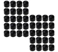 POPETPOP 50 Pièces Bague de Skateboard Noir PU Renforcée pour Réparation