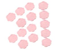 POPETPOP 50 Pièces Heart Pattern Self Adhesive Wedding Wax Seals For Envelopes Invitations Wrapping Holiday Cards Heat Resistant Decorative Stickers