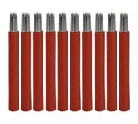POPETPOP 50 pièces Lames à Sourcils Plastique pour Microblading Aiguilles de Maquillage Outils Pratiques et Portables pour Tracé Parfait des Sourcils