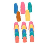 POPETPOP 50 Pièces Lot De Protège-doigts Antidérapants Pour Compter Écrire Et Classer Adaptés Aux Doigts Délicats