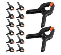POPETPOP 50 pièces Pinces à Ressort Plastique Pinces de Serrage Solides pour Toile de Fond Photographie Studio Clips Grip Légers et Portables pour Support de Fond Maintien Ferme pour