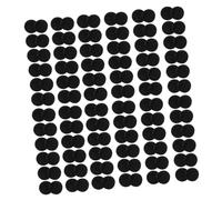 POPETPOP 500 paires Disques Autocollants à Crochets et Boucles Adhésif Puissant Bandes Auto Adhésives Amovibles pour Organisation Intérieure et Extérieure Noir