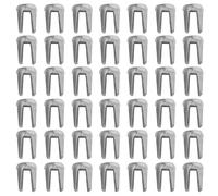 POPETPOP 5000 Clous à Tête Ronde en Acier Inoxydable 25X36 MM à 4 Pointes Rivets pour Vêtements Paquet Chaussures et Ceintures Accessoires DIY pour Loisirs Créatifs