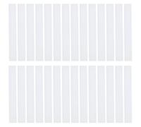 POPETPOP 50pièces Bande Éponge Autocollante Blanche pour Masque Accessoires de Protection Confortables Mousse Kit Visage Bricolage pour Adultes Lot