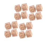 POPETPOP 50pièces Coffret Cadeau Boîte à Bonbons Papier Kraft Contenant Cadeau Portable Pour -même Avec Style Simple Et Élégant