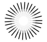 POPETPOP 50pièces Lot De Brossettes Interdentaires Noires Nettoyeur Interproximal Pour Soin Des Gencives Élimination Plaque Dentaire Emballées Individuellement