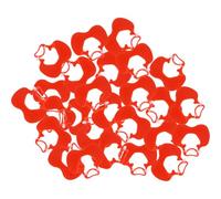 POPETPOP 50pièces Masque de Volaille Anti-picage Rouge en Plastique Protection des Oies et des Canards Prévention du Picage et des Blessures pour Élevage de Volailles