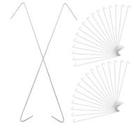 POPETPOP 50pièces Outil De Formation pour Branches Fruitiers Dispositif De Soutien Et Extension Acier Galvanisé pour Pommiers Pêchers Et Poiriers Facile à Installer Et
