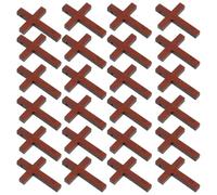 POPETPOP 50pièces Pendentifs Croix Bois pour Bracelets DIY Breloques Artisanales Élégantes pour Décoration de Bijoux et Accessoires de Méditation