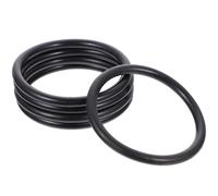 POPETPOP 5pcs en Caoutchouc pour Bol Chantant Noir, Accessoire Léger Surface Lisse, Coussin de Bol Sonore pour Contemplation