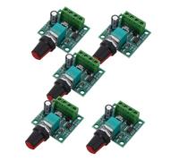 POPETPOP 5pièces Contrôleur De Vitesse Moteur Dc Pwm Réglable Avec Bouton De Contrôle Interrupteur Basse Tension Pour Moteurs Électriques Adapté Machines Et Modélisme