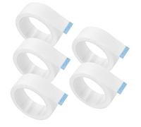 POPETPOP 5rouleaux Ruban Adhésif pour Extensions de Cils Bandes Tissu Non Tissé Facile à Appliquer et Retirer Hypoallergénique