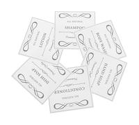 POPETPOP 6 Feuilles Étiquettes Imperméables pour Bouteilles de Salle de Bain Autocollants de Distributeur de Shampooing et Après Shampooing Stickers pour Organisation Maison et Voyage