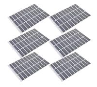 POPETPOP 6 Feuilles Panneaux Solaires Modèles Auto-adhésifs, Autocollants pour Maquettes Architecturales, Papier Couché, 6 Feuilles, pour Maquettes de Bac à Sable et Plans Urbains,