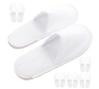 POPETPOP 6 Lot Chaussons Antidérapants pour et Spa Semelle Épaisse de Doux Pantoufles Confortables pour Hommes et Femmes Usage Invité Maison et Salon de Beauté