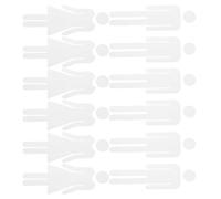 POPETPOP 6 Paires de Panneaux de Toilettes Autocollants Unisexes en Acrylique Argenté 20 Cm Usage Polyvalent Design Moderne et Professionnel pour Bureaux et