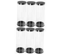 POPETPOP 6 Pcs Baril De Golf Conteneur Transparent Conteneur De Étui À Balles pour Le Golf Porte- Étui À Balles De Golf Tube en Plastique Transparent