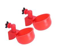POPETPOP 6 Pièces Abreuvoir pour Poulet Abreuvoir Poules Abreuvoir pour Poules Bol de Poulet à Remplissage Automatique Abreuvoir Automatique pour Oiseaux Distributeur de Boisson volière