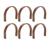 POPETPOP 6 Pièces Accessoires de Remplacement de Poignée de Théière en Bois de Noyer pour Pot en Céramique, Antibrûlure et Confortables, Préparation Quotidienne du Thé