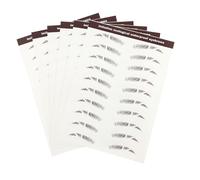 POPETPOP 6 Pièces Autocollants pour Sourcils Effet Poil Naturel Adhésifs Faux Sourcils Imitation Poils Cosmétiques Fournis