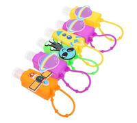 POPETPOP 6 Pièces Bouteilles de Voyage Suspendues Flacons de Lotion Mains Vide 30 Ml Étanches Crochet pour Garçon et Filles Voyage Fixé Paquet à Dos ou Porte-Clés
