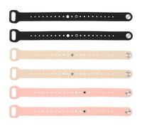 POPETPOP 6 Pièces Bracelet Anti-nausées en Silicone Discret pour Voyages | Léger, Maintien Antidérapant, Finition Sobre, Usage au Travail Société, pour Adultes Seniors