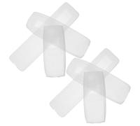 POPETPOP 6 Pièces Coque en Silicone Transparente pour Télécommande TV et Climatiseur, Protection Complète Antidérapante et Étui Flexible Résistant aux Chocs pour Usage Quotidien