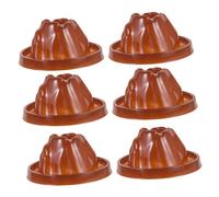 POPETPOP 6 pièces DIY Volcano Shell Science Model Kit Volcano Eruption Base for Educational Crafting