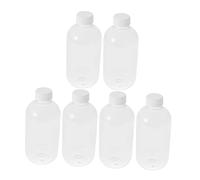 POPETPOP 6 pièces Flacons Plastique Rechargeables pour Perles Bouteilles Portables Antichoc avec Couvercle Rangement Miniature pour Perles et Petits Objets