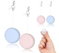 POPETPOP 6 Pièces Lingettes Rondes en Silicone et Pp pour Nettoyage D'écran de Téléphone et Lunettes, Réutilisables, Légères et Pratiques, pour Paquet à Dos ou Paquet à Main