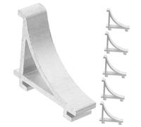 POPETPOP 6 pièces Lot de Clips pour Étagères de Réfrigérateur Alliage Aluminium Installation Sans Outils Accessoires Polyvalents pour Supports de Clayette de Réfrigérateur et Congélateur