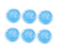 POPETPOP 6 pièces Pack de Coussins Ronds Gel Réutilisables Bleu pour Thérapie Chaud-froid Compresses Souples pour Récupération et Douleurs