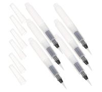 POPETPOP 6 pièces Pinceaux de Peinture à Eau de Stylos Pinceaux Aquarelle pour Crayons de Couleur Solubles Du Flux Encre pour Artistes Étudiants et Pointes