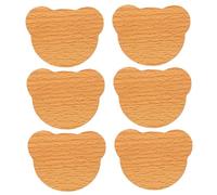 POPETPOP 6 pièces Poignées Armoire Tête Ours Boutons de Meuble Décoratifs Tirage pour Commode Armoire et Style Cartoon