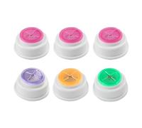 POPETPOP 6 Pièces Porte-torchon Adhésif sans Perçage en PVC ABS Cuisine | Fixation Autocollante, Installation Facile, Retrait Propre, Crochet à Mâchoire pour Torchon et Essuie-main Couleur Aléatoire