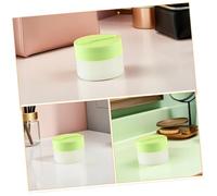 POPETPOP 6 Pièces Pots Cosmétiques Ronds Mat avec Cuillère Magnétique et Doublure Remplaçable Contenants Rechargeables pour Crèmes Visage et Rangement Pratique pour Voyage et Usage