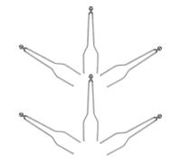 POPETPOP 6 Pièces Pyrography Tips Replacement High Impedance Nickel Chromium Wood Burning Tool Set For DIY Craft Art Projects