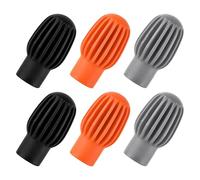 POPETPOP 6 Pièces Silicone Drumstick Silent Practice Covers Drumstick Mute Tips For Noise Reduction And Grip Support Quiet Drum Practice Pads With Hole For Sound Control